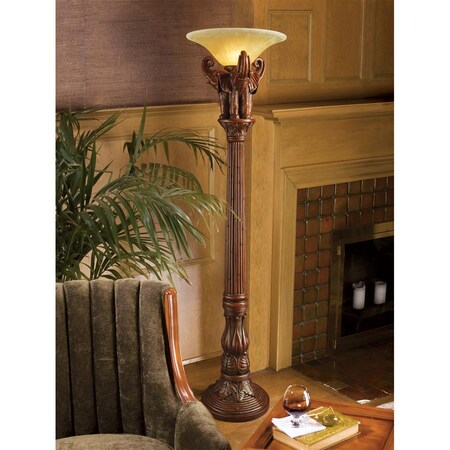 Design Toscano Lord Earl Houghton's Elephant Sculptural Floor Lamp KY7940